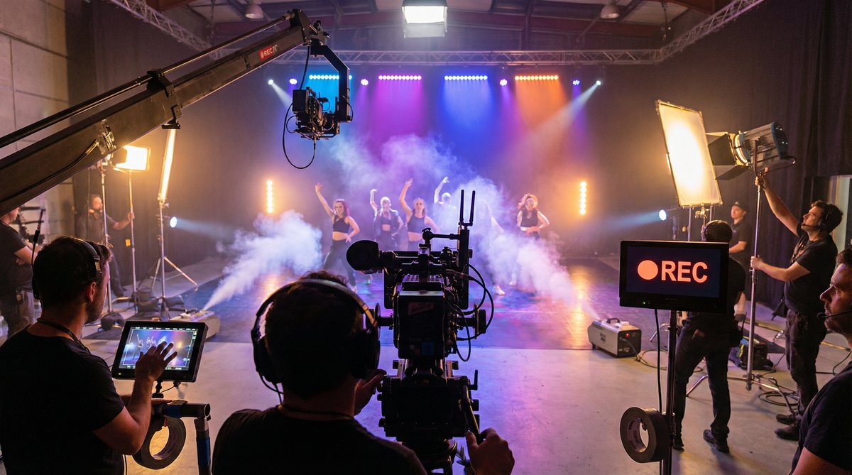 抖音风幕后花絮MV拍摄视频教程